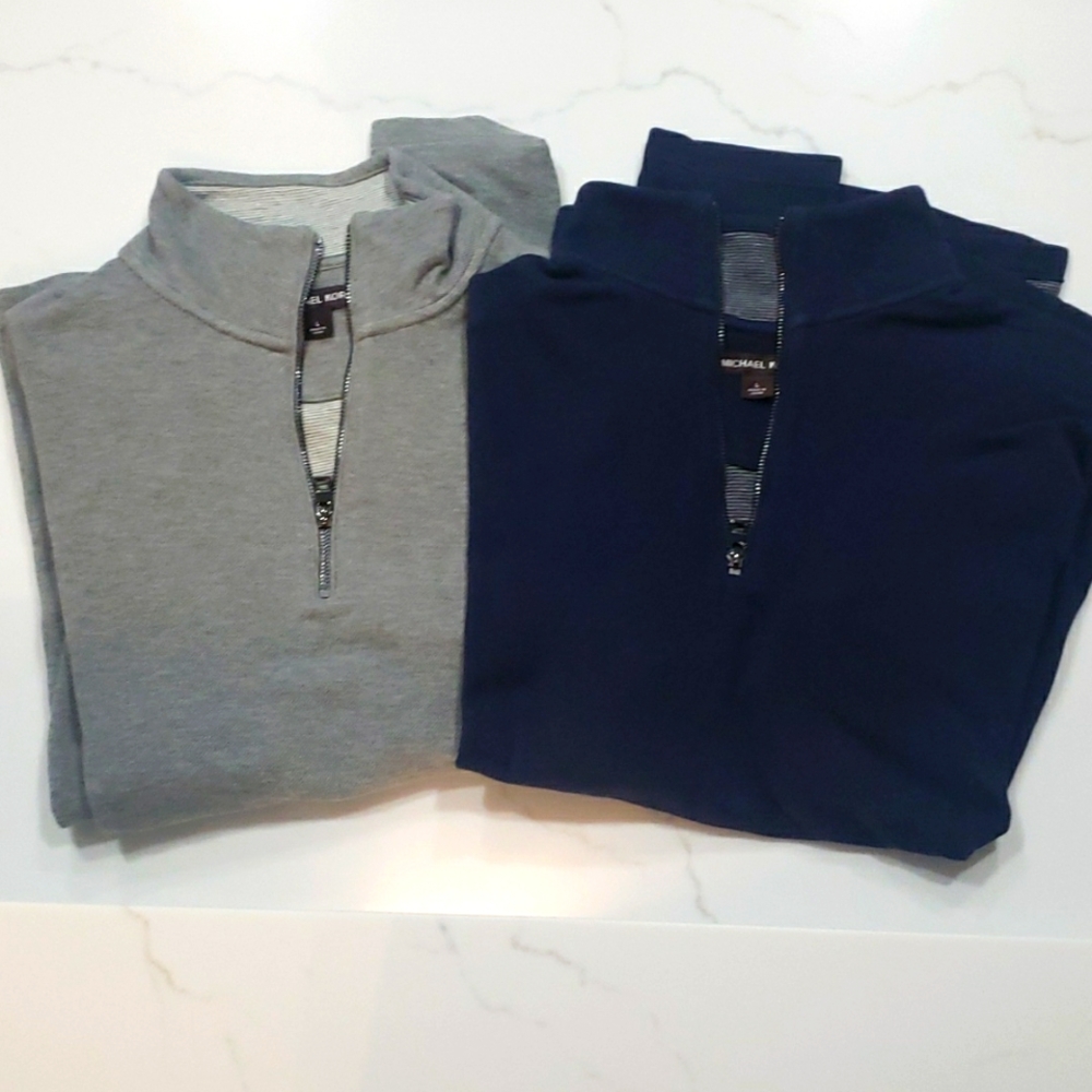 Michael Kors long sleeve quarter zip